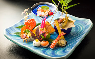 旬景浪漫 銀波荘のお料理